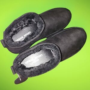 J Slides Charcoal Winter Boots Size 7